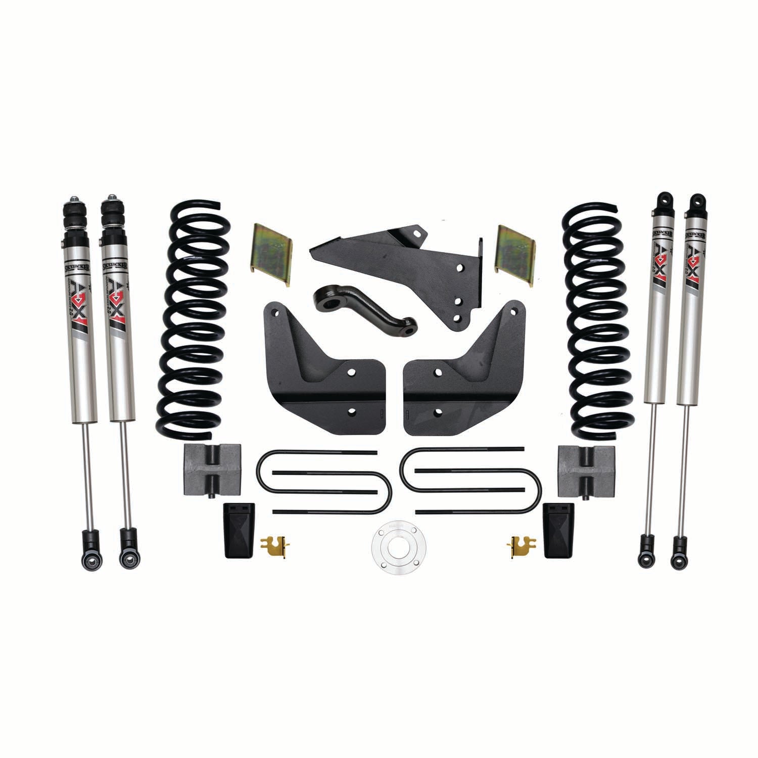 6 In. Suspension Lift Kit With ADX M2.0 Aluminum Monotube Shocks.