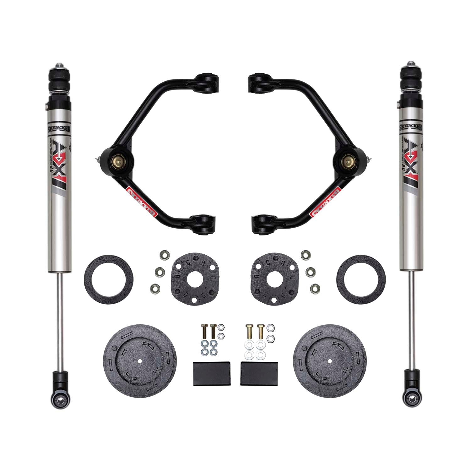 3 In. Suspension Lift Kit With ADX M2.0 Aluminum Monotube Shocks.