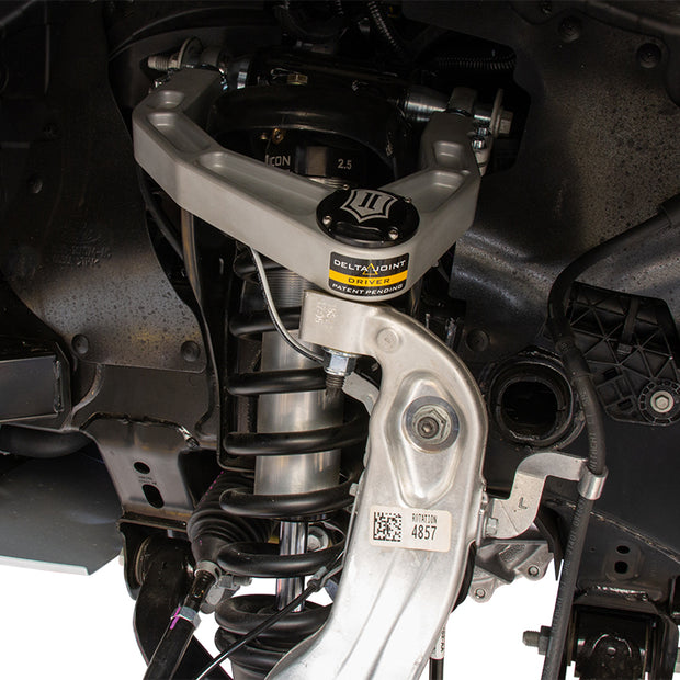 ICON 2019-2021 Ford Ranger Billet Upper Control Arm/Delta Joint Kit Al Knuckle