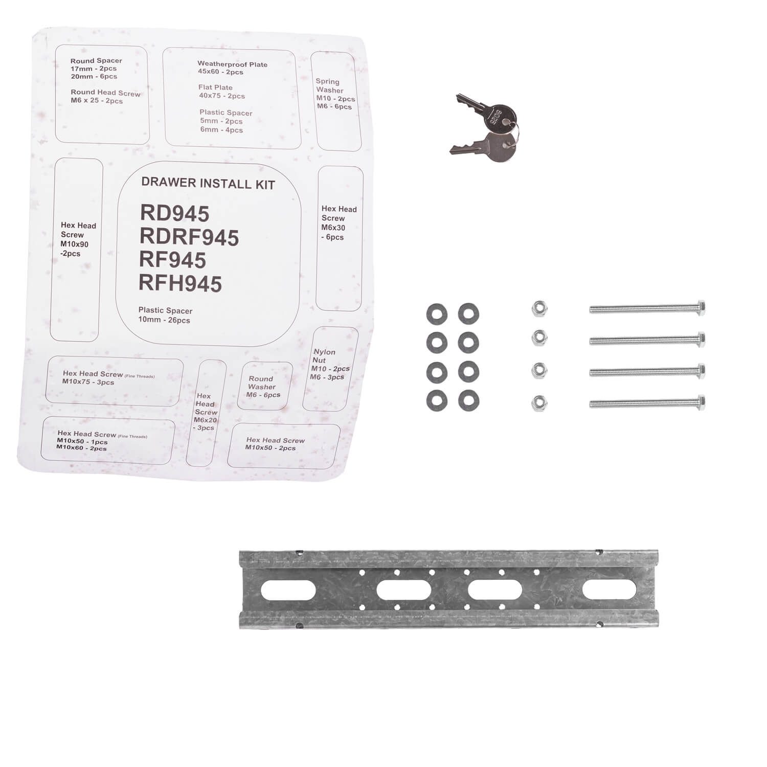 ARB - RDRF945 - Roller Drawer With Roller Floor