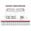 Radiance+ Curved 40 Inch RGBW Light Bar