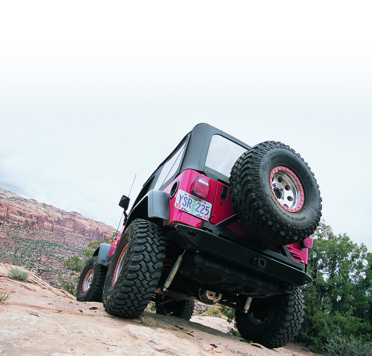 Rock Crawler Rear Bumper For 1987-1995 Jeep Wrangler YJ / 1997-2006 Jeep Wrangler TJ / 1997 - 2006 Jeep Wrangler