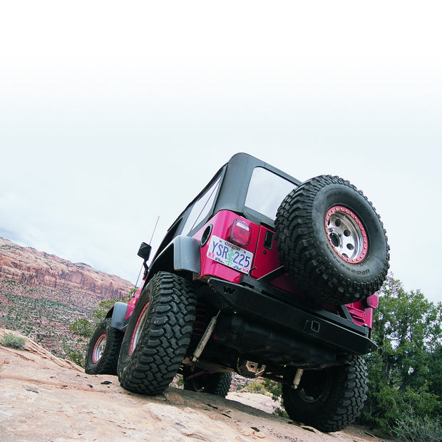 Rock Crawler Rear Bumper For 1987-1995 Jeep Wrangler YJ / 1997-2006 Jeep Wrangler TJ / 1997 - 2006 Jeep Wrangler