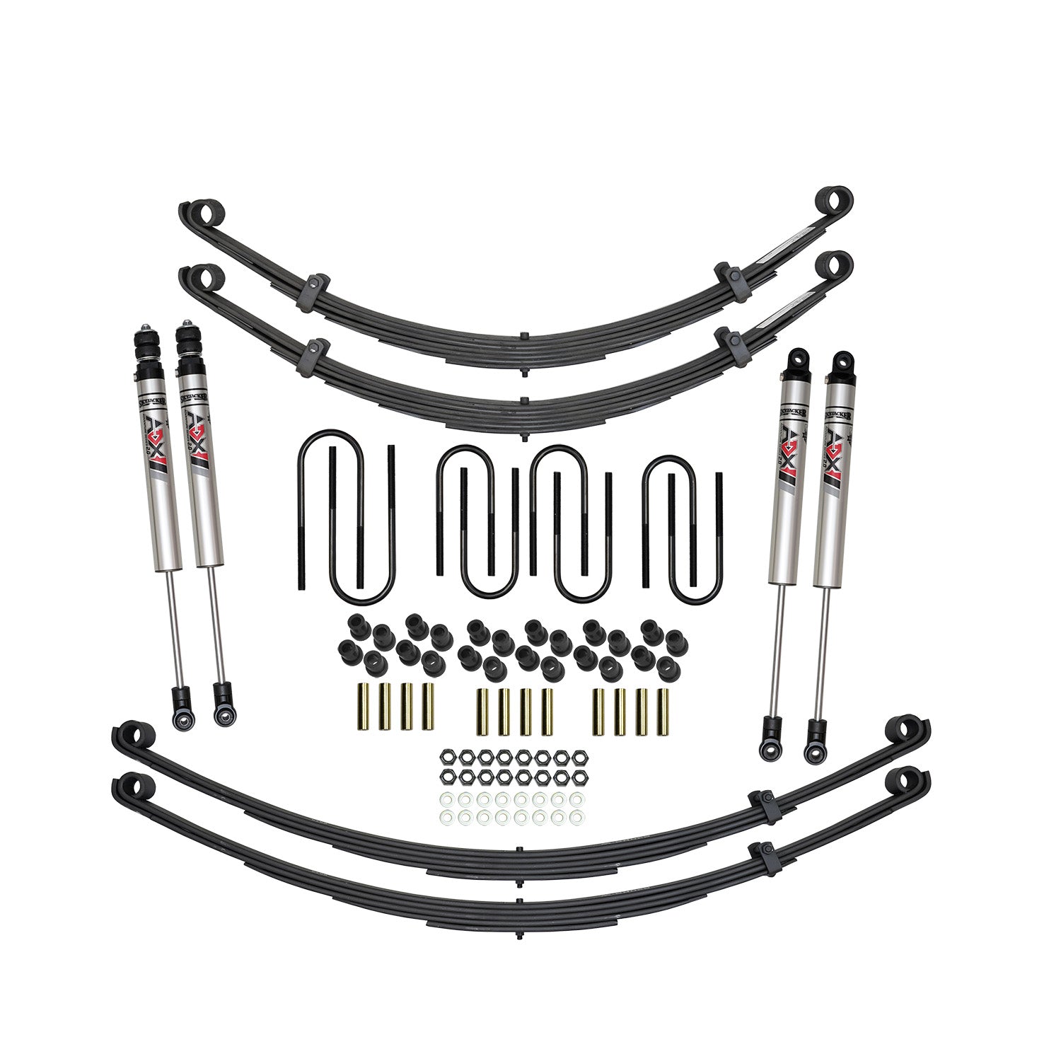 2 In. Suspension Lift Kit With ADX M2.0 Aluminum Monotube Shocks
