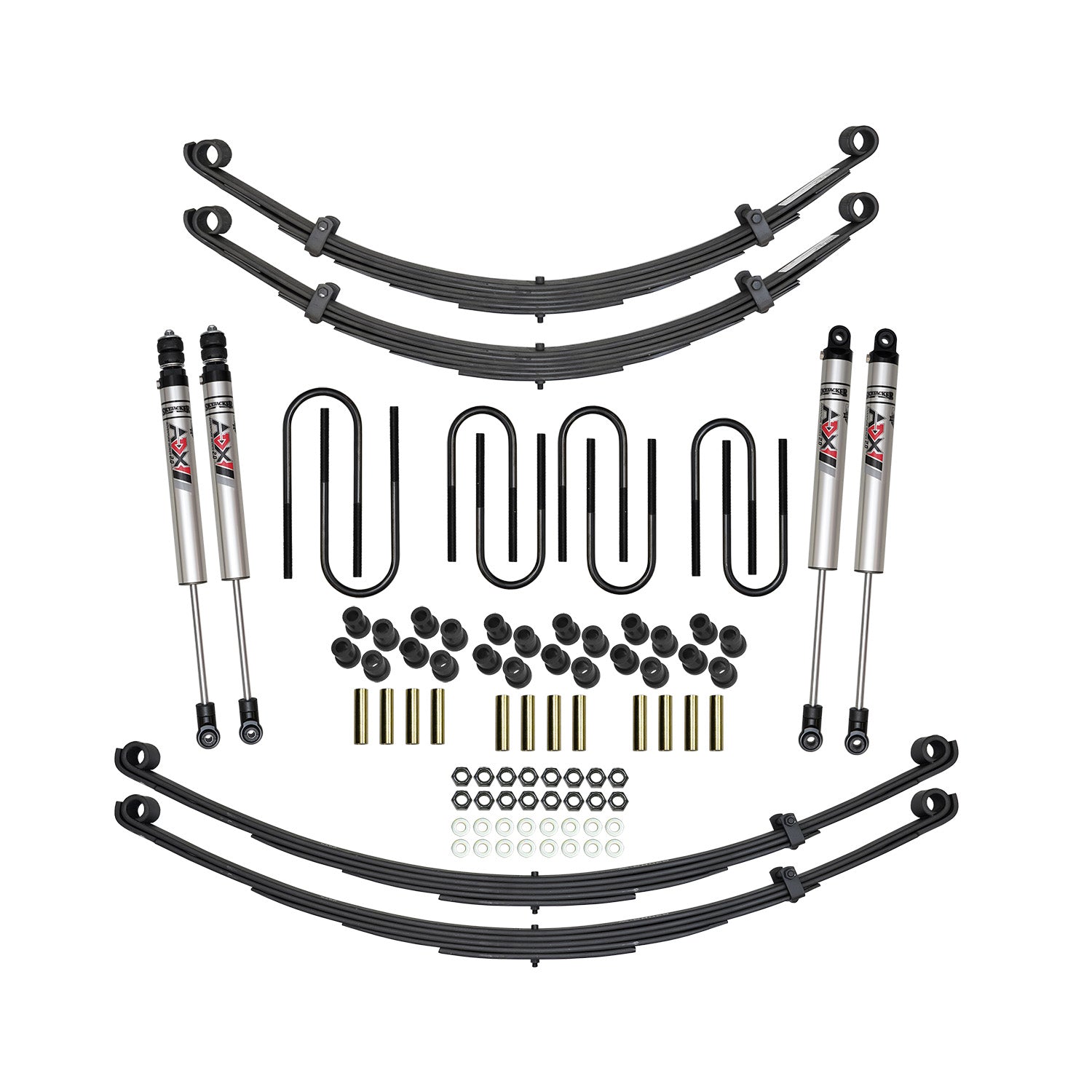 2 In. Suspension Lift Kit With ADX M2.0 Aluminum Monotube Shocks