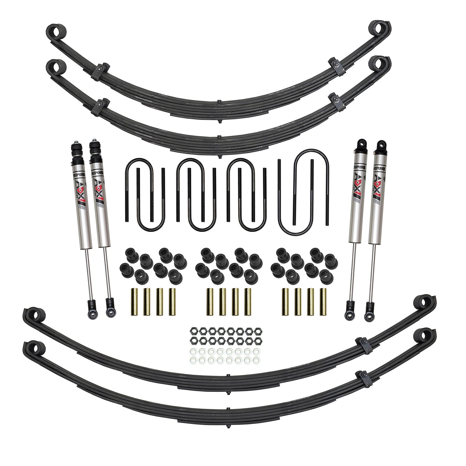 4 In. Suspension Lift Kit With ADX M2.0 Aluminum Monotube Shocks
