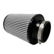 A white Dry extendable JLT Intake Replacement Filter 3.5