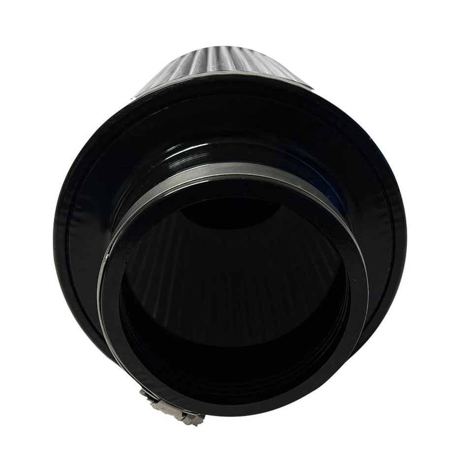 A white Dry extendable JLT Intake Replacement Filter 3.5