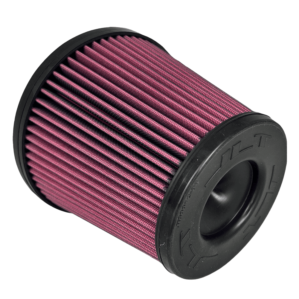 A black and red JLT Intake Replacement Filter 5