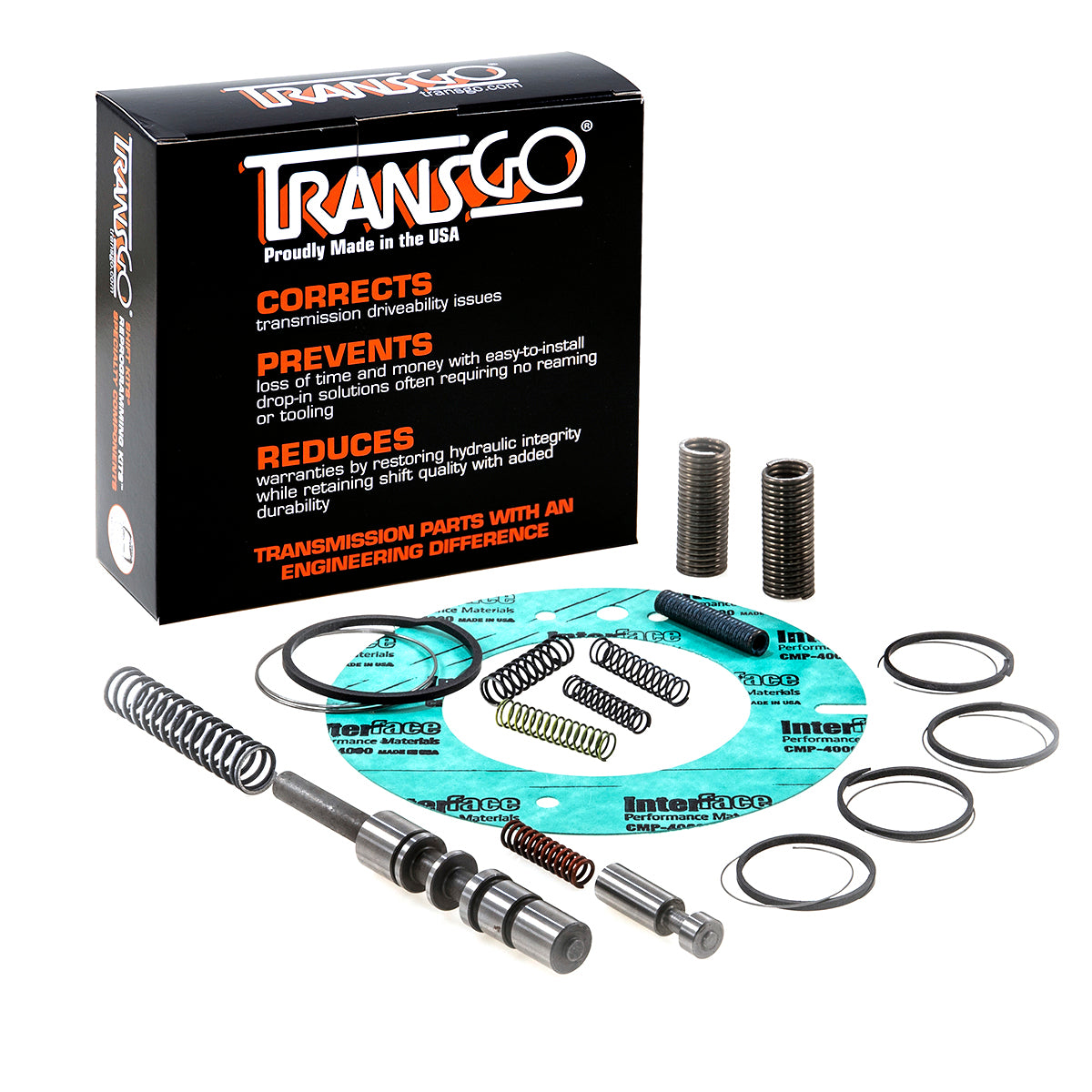 604-VLP  40TES  41TES  42RLE-VLP SHIFT KIT® Valve Body Repair Kit