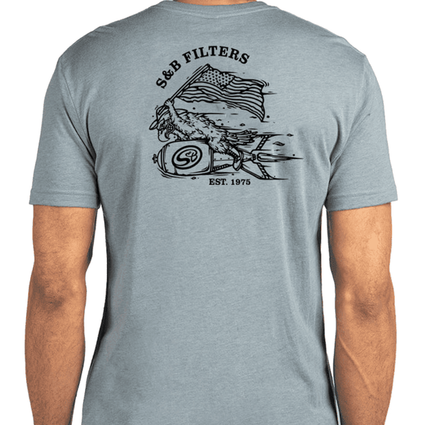 S&B Eagle Shirt - Stonewash Denim - S&B