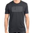 S&B Flag Logo Tri-Blend Shirt - Grey - S&B