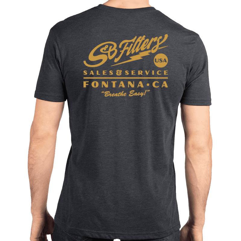 S&B Sales & Service Shirt - Black/Gold - S&B