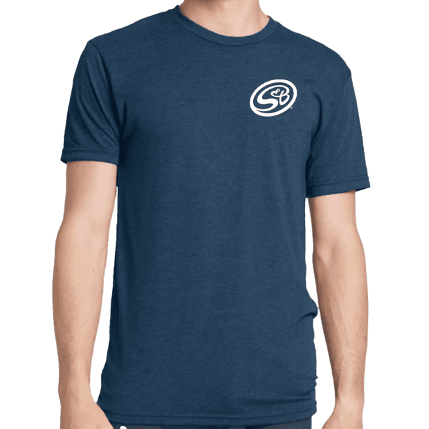 S&B Sales & Service Shirt - Blue/White - S&B