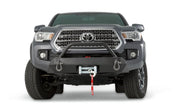 Semi-Hidden Winch Mount With Grille Guard For 2012-2015 Toyota Tacoma