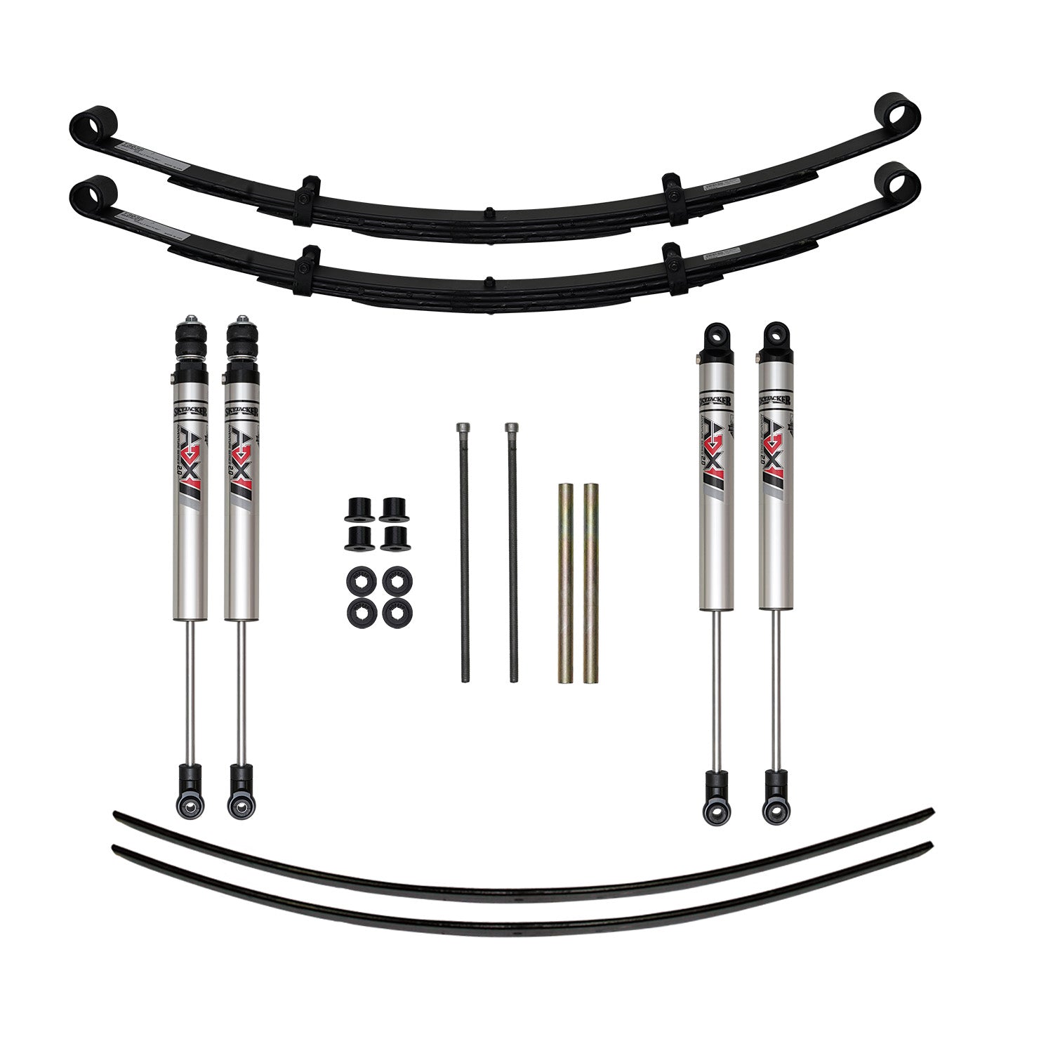 3 In. Suspension Lift Kit With ADX M2.0 Aluminum Monotube Shocks.