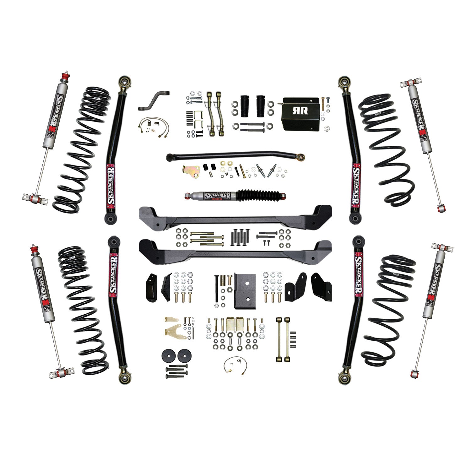 Skyjacker - Long Arm Suspension Lift Kit W/ Shocks - TJ40RR1LTK-M