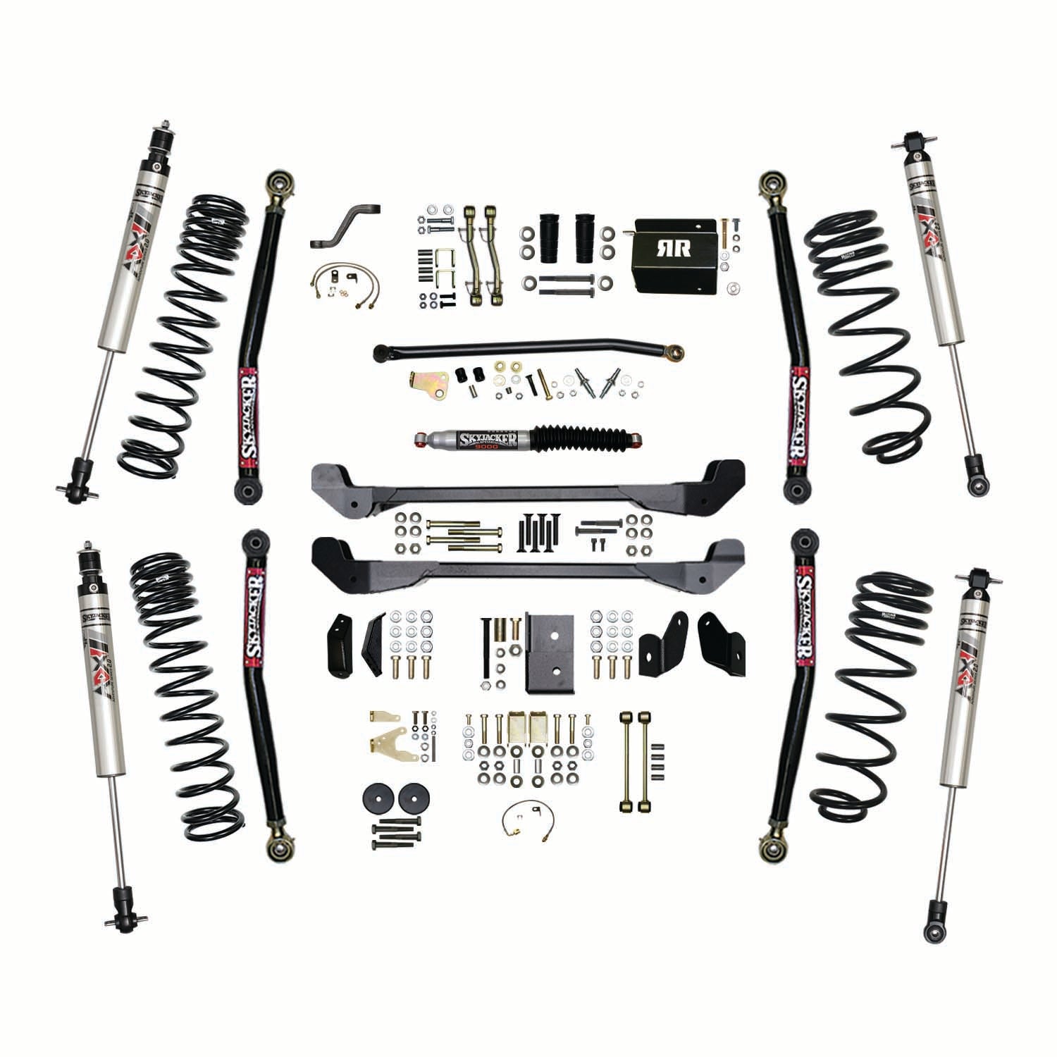 4 In. Suspension Lift Kit With ADX M2.0 Aluminum Monotube Shocks.