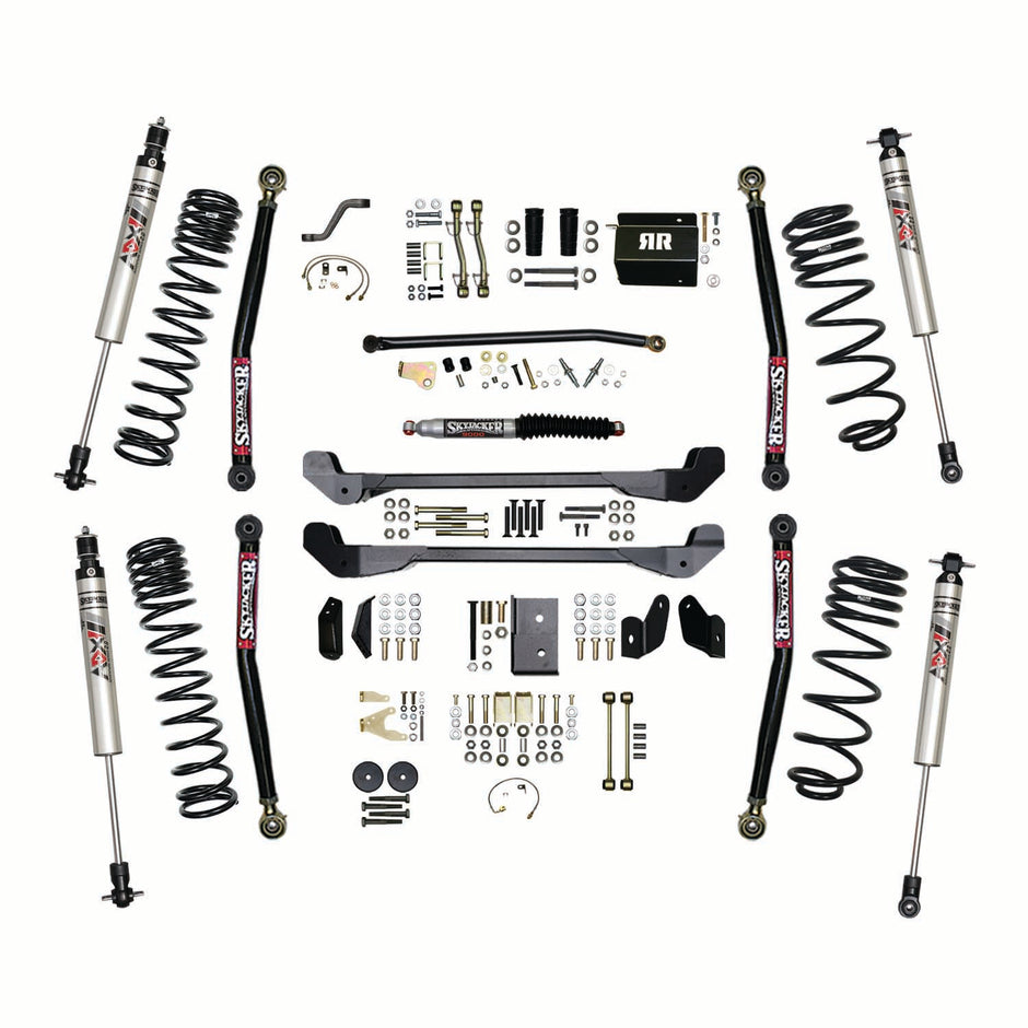 4 In. Suspension Lift Kit With ADX M2.0 Aluminum Monotube Shocks.