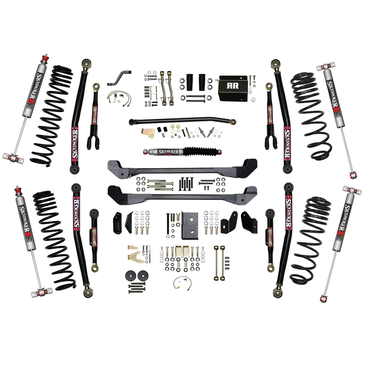 Skyjacker - Long Arm Suspension Lift Kit W/ Shocks - TJ60RR2LTK-M