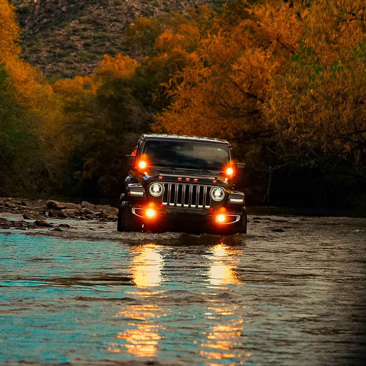 NACHO - V3JW1KASO - SAE Only Amber Plug N Play Fog Light Kit