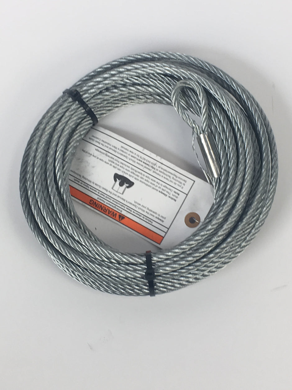 Replacement Steel Winch Rope 50 Ft X 1/4 In