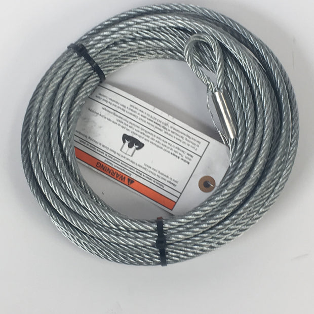 Replacement Steel Winch Rope 50 Ft X 1/4 In