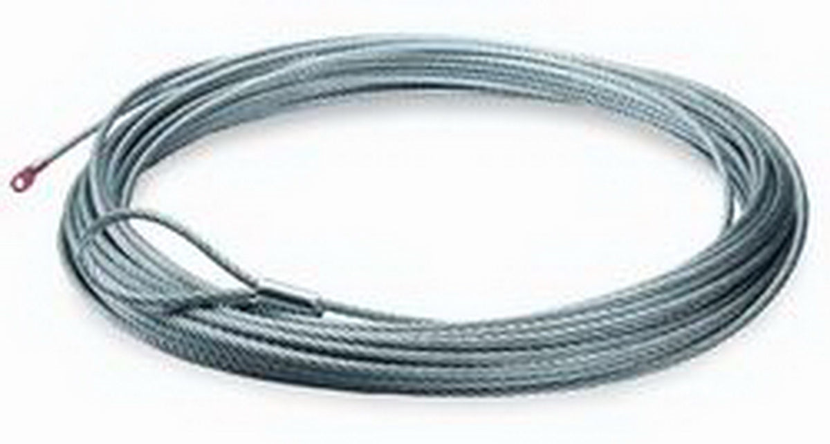 Replacement Steel Winch Rope - 3/16 In X 50 Ft  Galvanized  For A2000/A2500 Winch