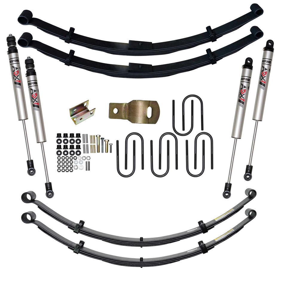 4 In. Suspension Lift Kit With ADX M2.0 Aluminum Monotube Shocks.