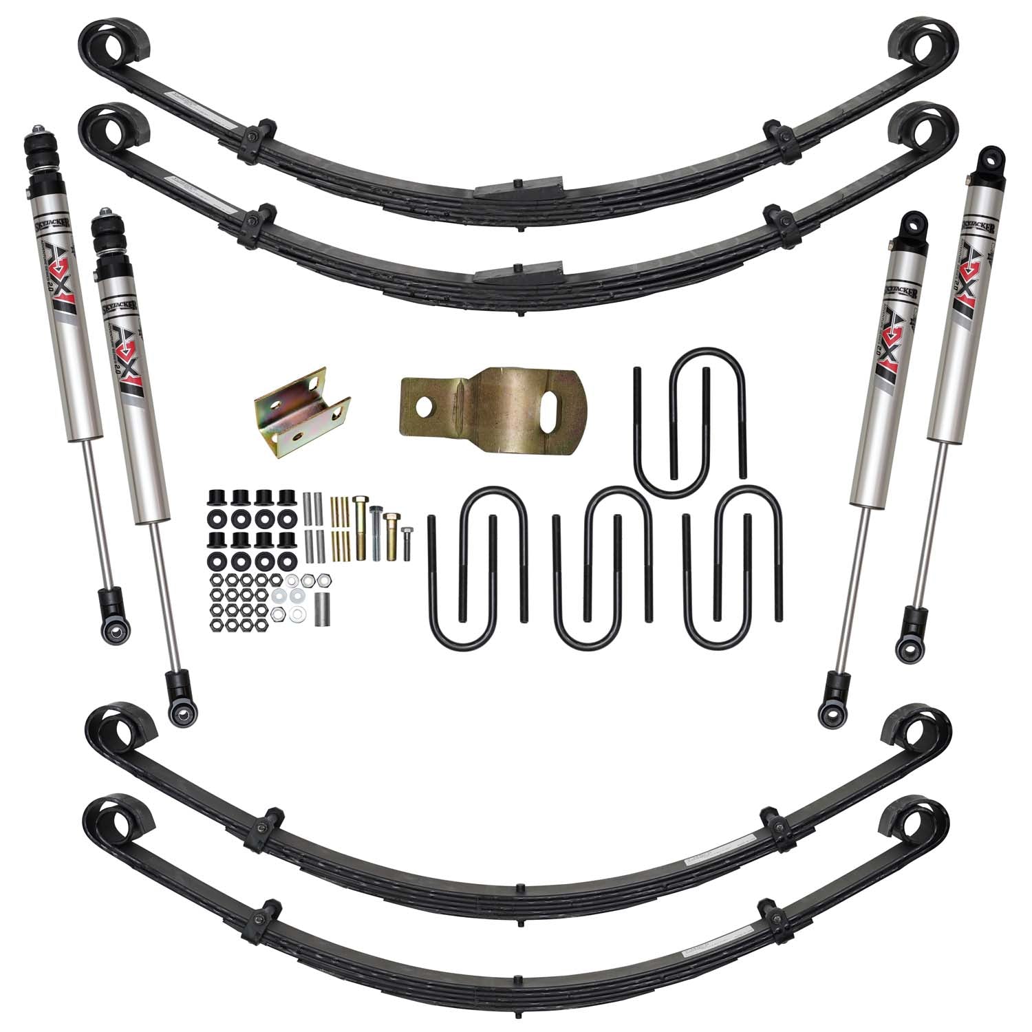 4 In. Suspension Lift Kit With ADX M2.0 Aluminum Monotube Shocks.