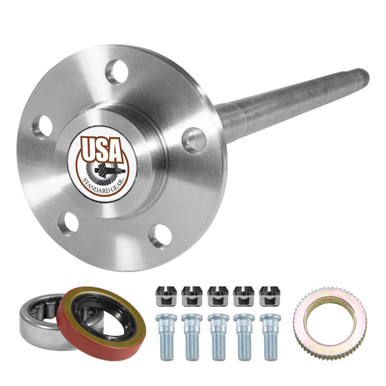 Rear Axle Kit Fits Dana M35 Diff 27 Spline LH W/ABS 30-11/16" Long 2.7" ABS Ring