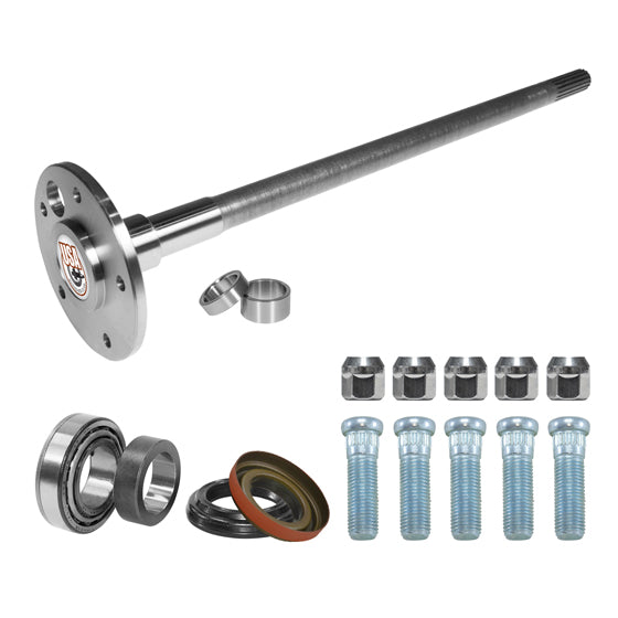 Rear Axle Kit Fits GM 8.2" Diff 28 Spline 29-7/8" Long  Tapered Bearing