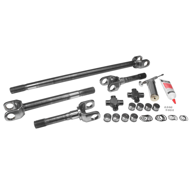 USA Standard Gear Chromoly Front Axle Kit  Dana 30  27 Spline  W/Super Joints