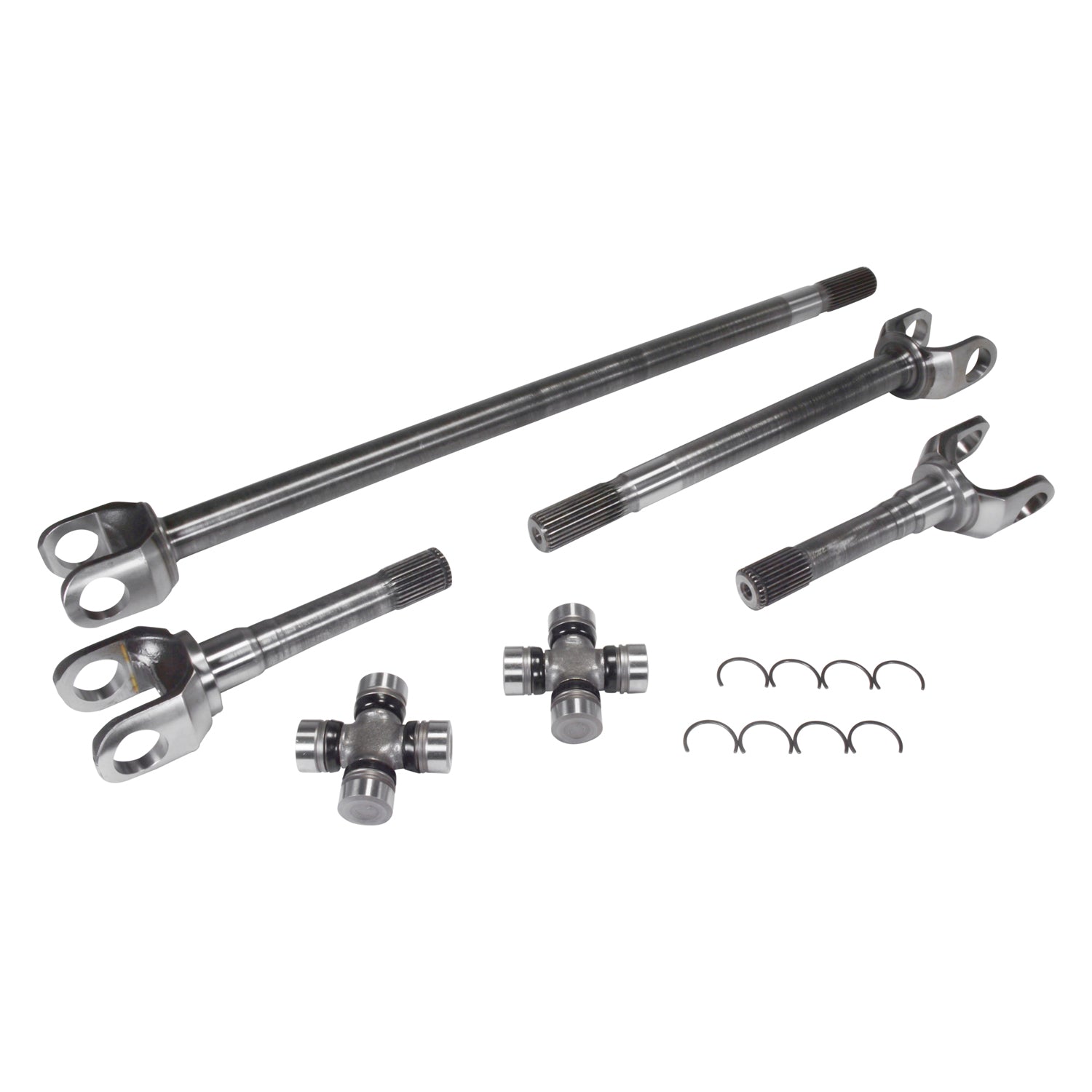 USA Standard Gear Chromoly Front Axle Kit  Dana 30  27 Spline  Super Joints