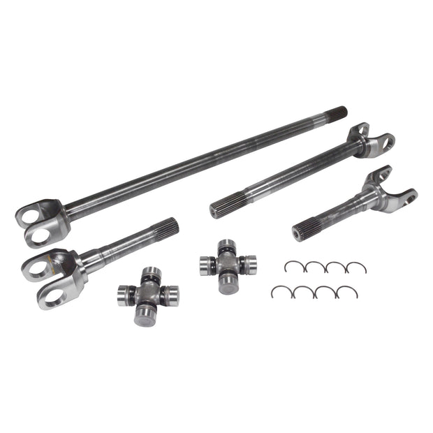 USA Standard Gear Chromoly Front Axle Kit  Dana 30  27 Spline  Super Joints