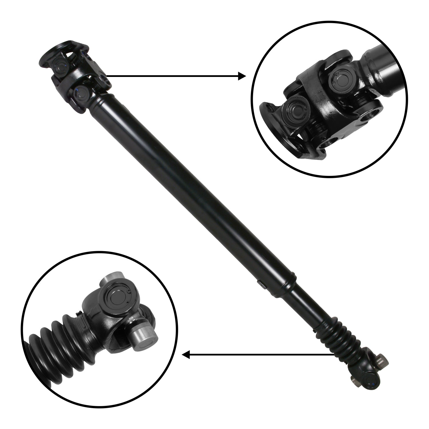 USA Standard Gear Front Driveshaft For Ford F250/F350  Length 38.5”