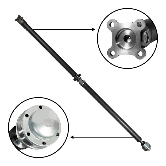 2 Piece Rear Driveshaft  '07-'09 Chevy Equinox 3.6L/Pontiac Torrent  85" Long