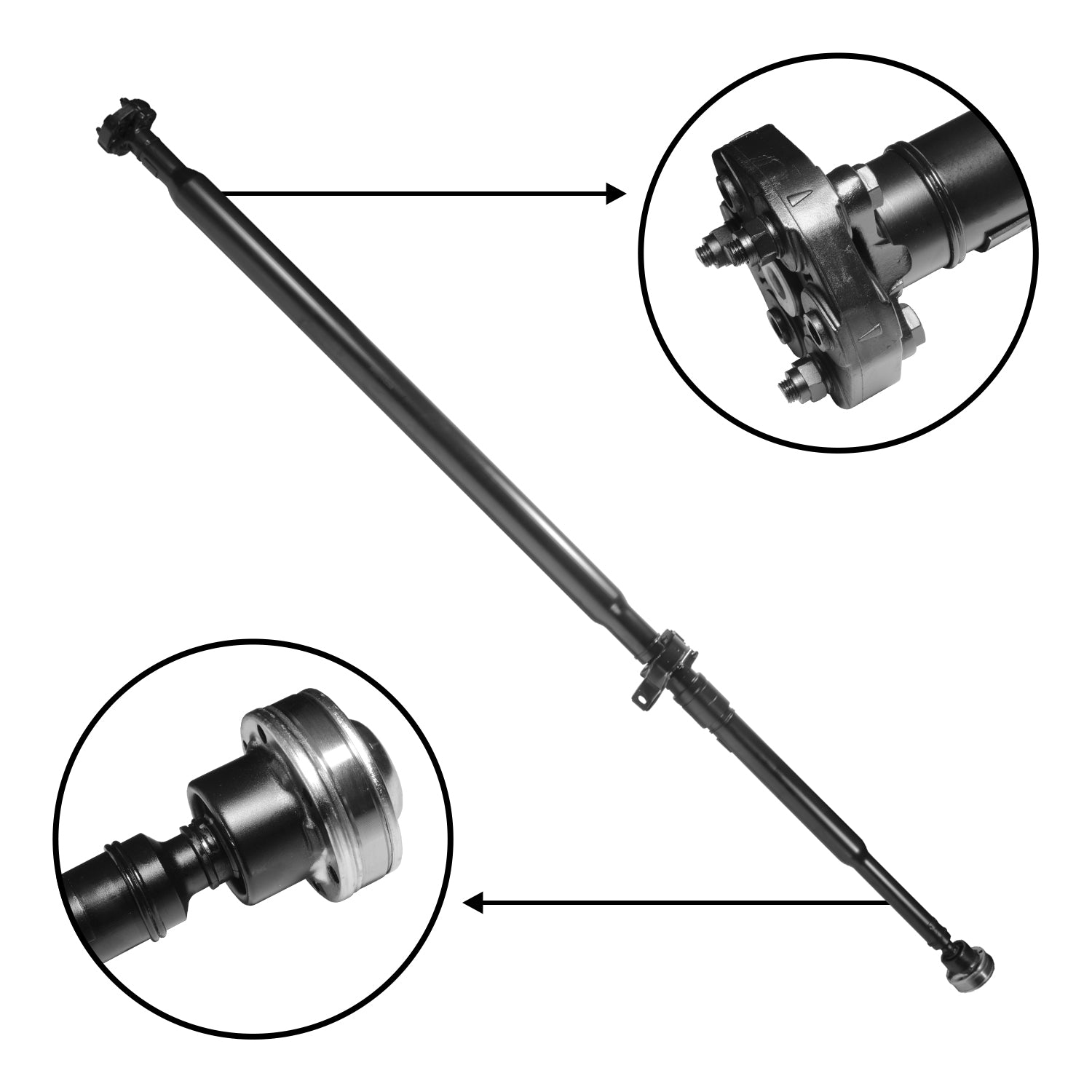 USA Standard Gear Rear Driveshaft For Dodge Journey  Length 86” Flange To Flange