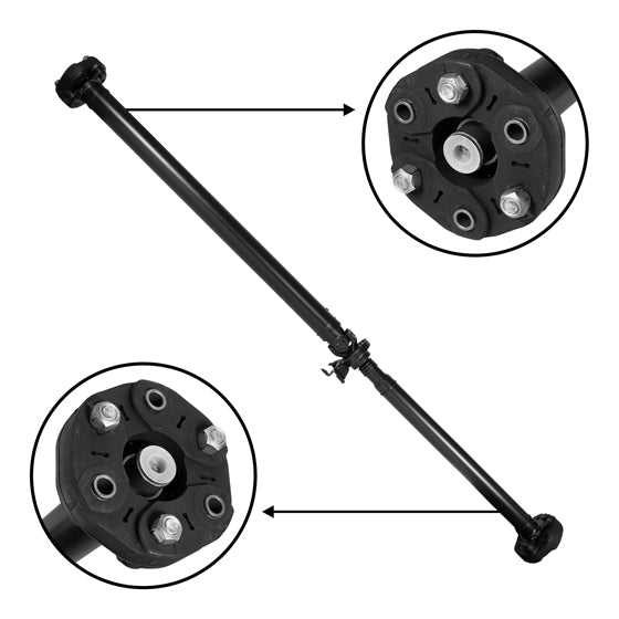 2 Piece Rear Driveshaft  '04-'09 Cadillac SRX 3.6L RWD  64.5