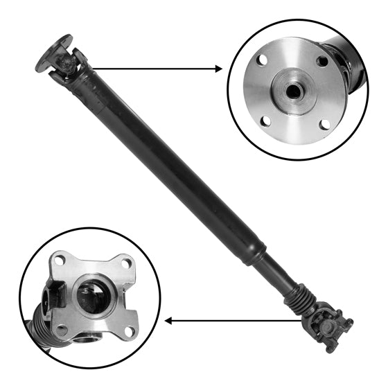 Driveshaft  '05-'10 Jeep Grand Cherokee/Commander  39.6" Flange To Flange