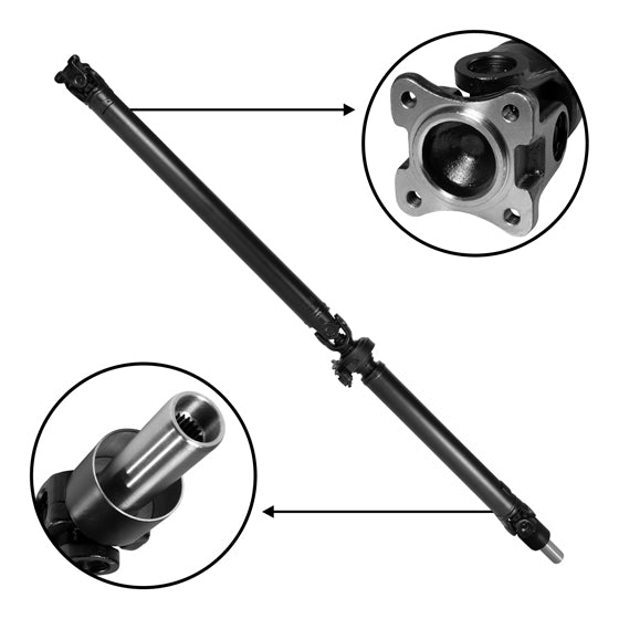 USA Standard Rear Driveshaft  Subaru Legacy 2.5L  4WD  4 Spd A/T  63.125" Long