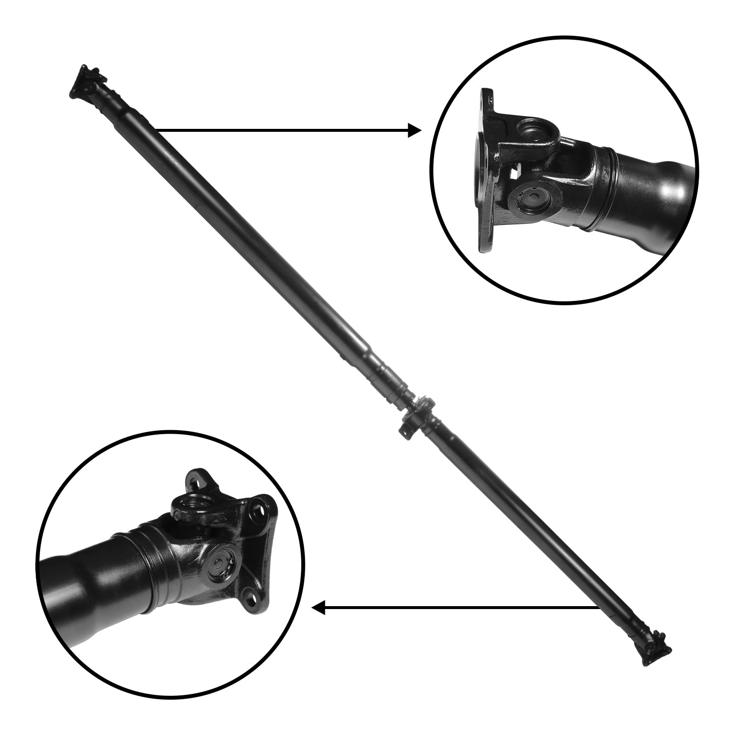 USA Standard Gear Rear Driveshaft For Honda Pilot  87.25” Long Flange To Flange