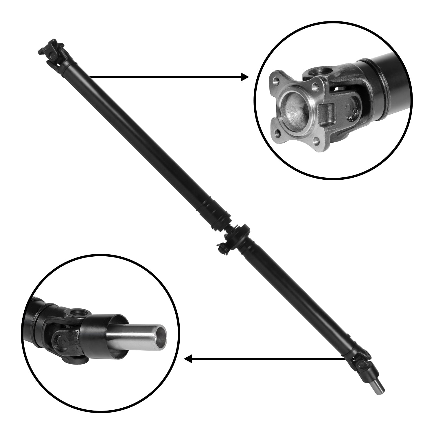 USA Standard Gear Rear Driveshaft For Subaru Legacy  2.2-Liter  5M  Length 64.5”