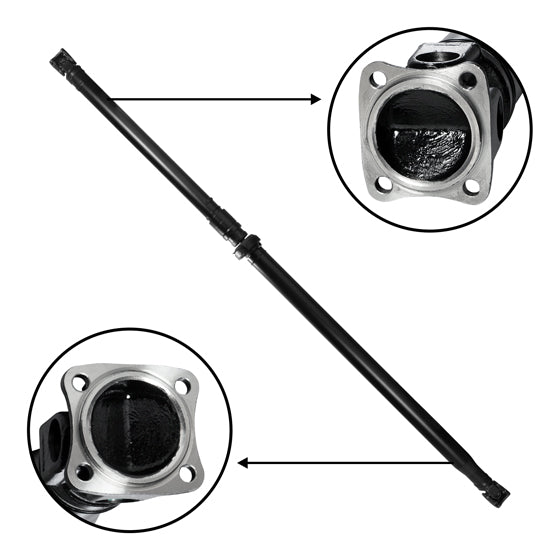 NEW USA Standard Rear Driveshaft For Honda Element  77.6" Flange To Flange