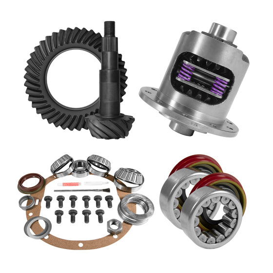 8.6" GM 3.73 Rear Ring & Pinion  Install Kit  30spl Posi  Axle Bearings & Seals