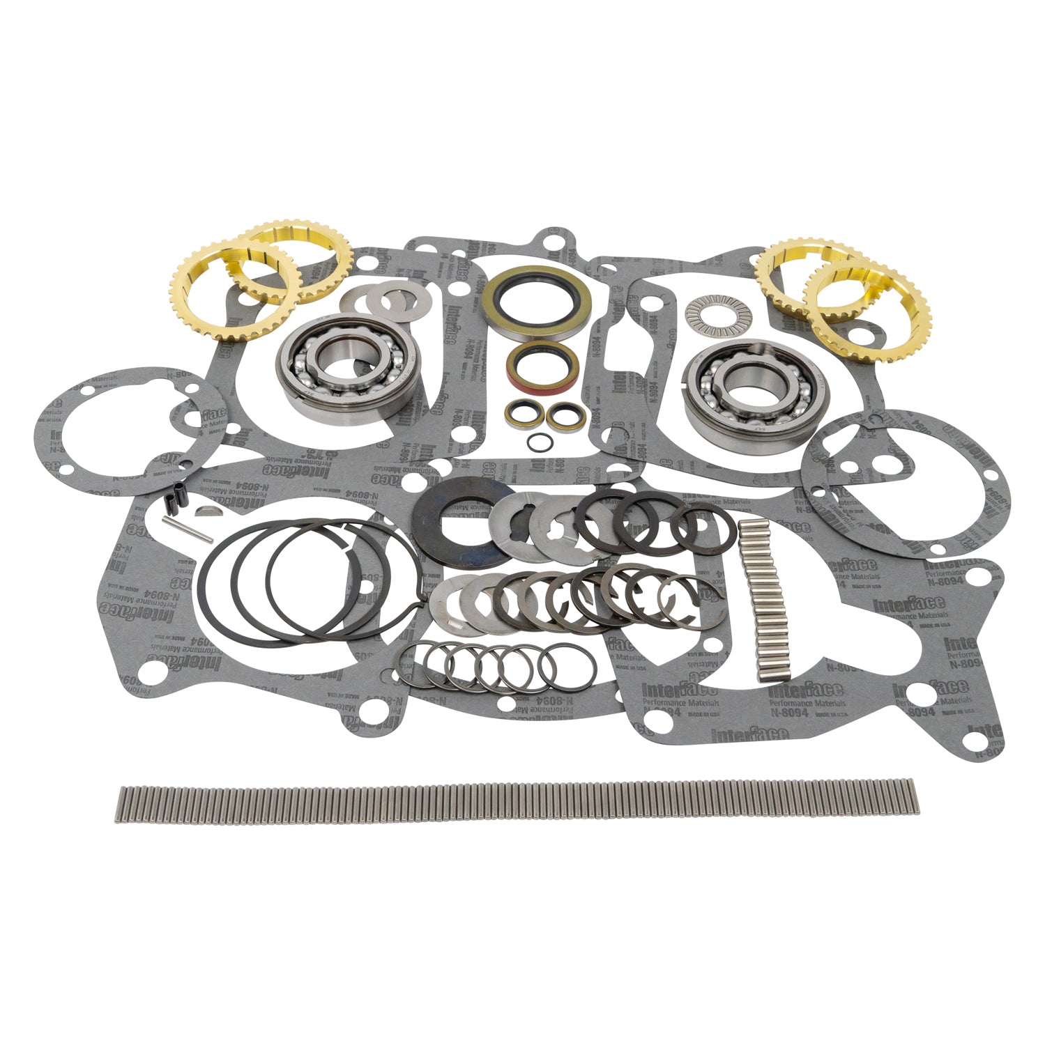 USA Standard Manual Transmission Super T10 Bearing Kit 1973-1983 4Spd W/Synchros