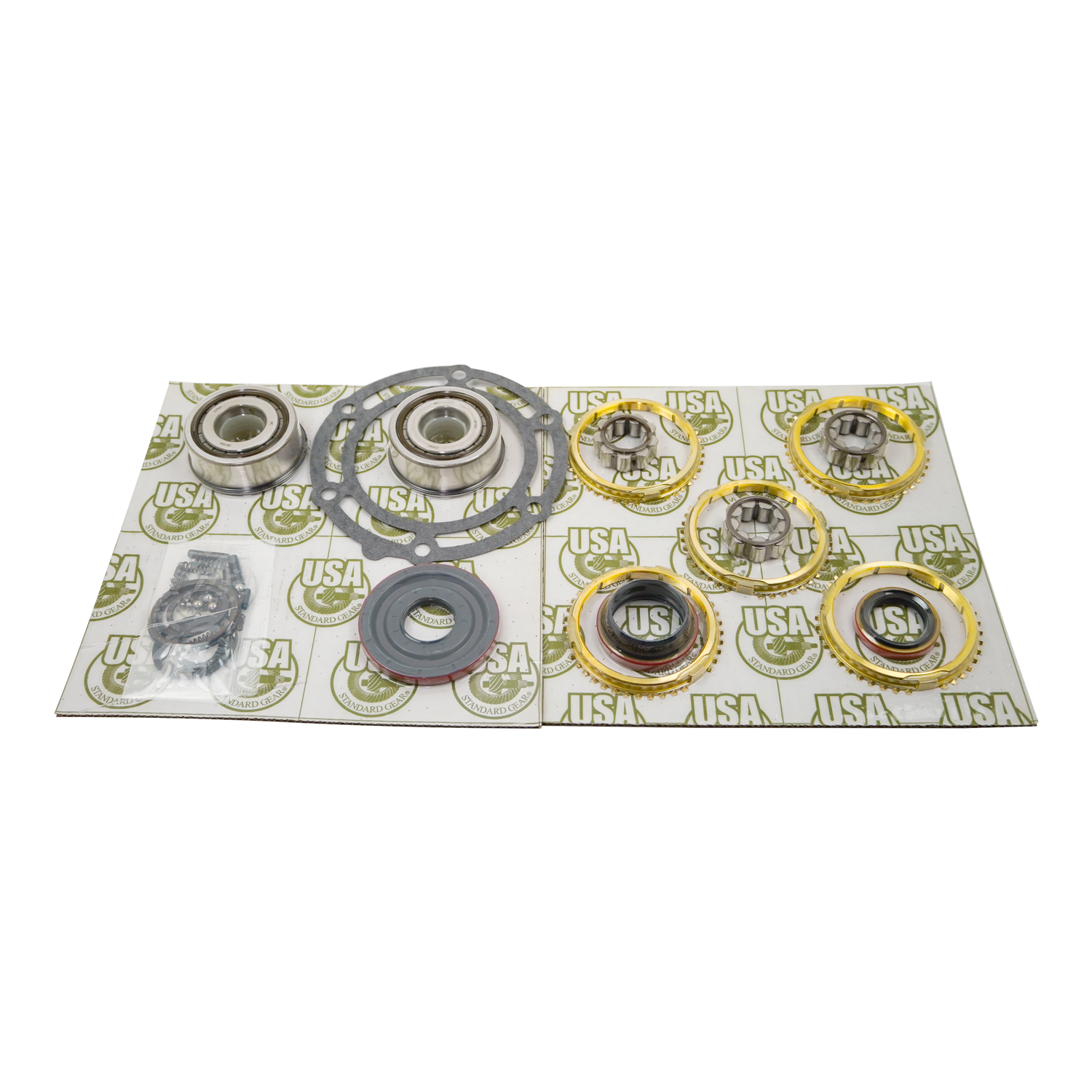 Manual Transmission GETRAG Bearing Kit 1988-1989 GM Truck 1st Design 3-Piece Input And Output Bearings  W/ Synchros