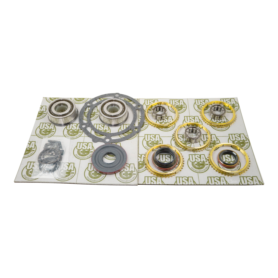 Manual Transmission GETRAG Bearing Kit 1988-1989 GM Truck 1st Design 3-Piece Input And Output Bearings  W/ Synchros