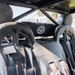 An S&B Protective Cover for Particle Separator 2 installed in a car