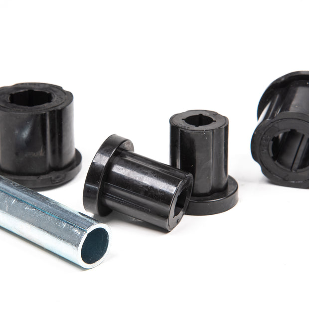 Jeep CJ Rear Spring Bushing Kit Black